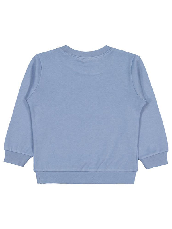 Civil Girls Kurdela Baskılı 2-5 Yaş Sweatshirt - Mavi