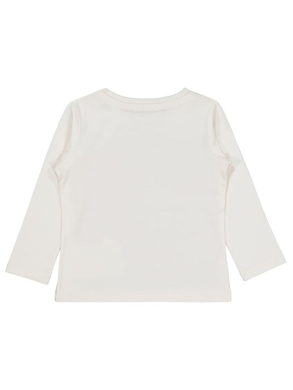 Civil Girls Selfie Baskılı 2-5 Yaş Sweatshirt - Ekru