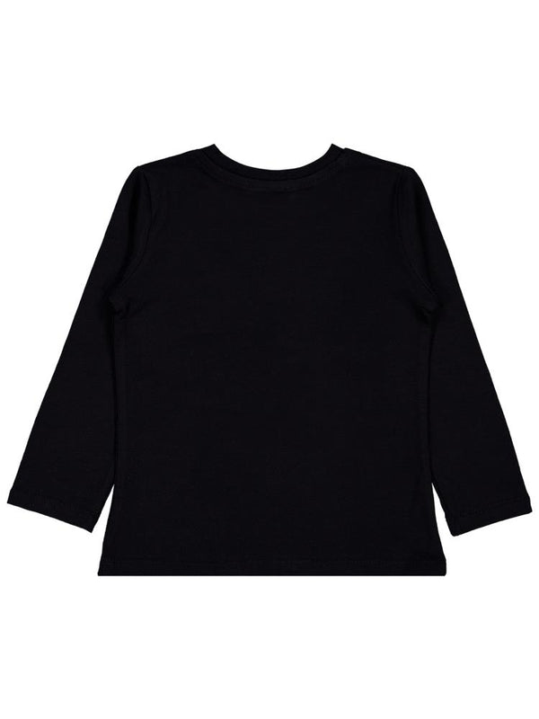 Civil Girls Kurdela Baskılı 2-5 Yaş Sweatshirt - Siyah