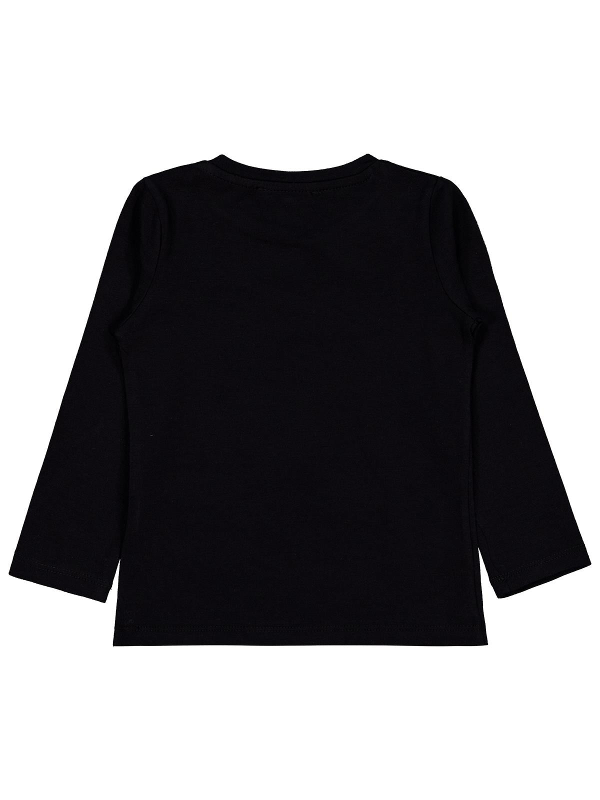 Civil Girls Parti Night Baskılı 2-5 Yaş Sweatshirt - Siyah