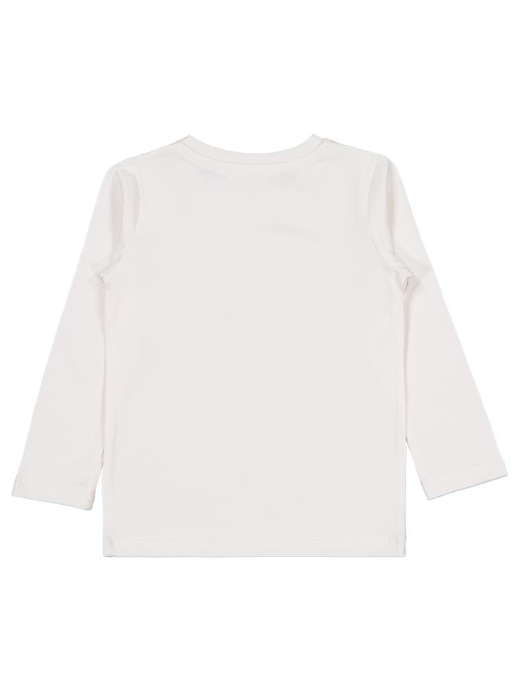 Civil Girls Leopar Baskılı 2-5 Yaş Sweatshirt - Ekru