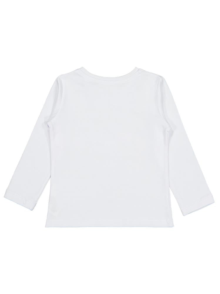 Civil Girls Love is Love Baskılı 2-5 Yaş Sweatshirt - Beyaz