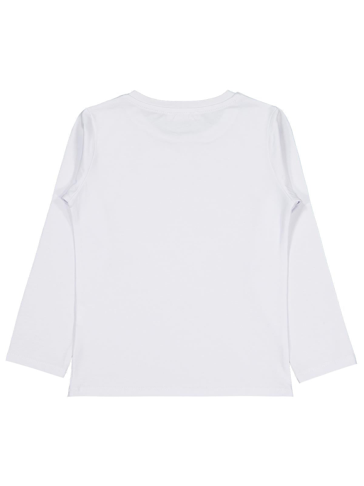 Civil Girls Yıldız Baskılı 6-9 Yaş Sweatshirt - Beyaz