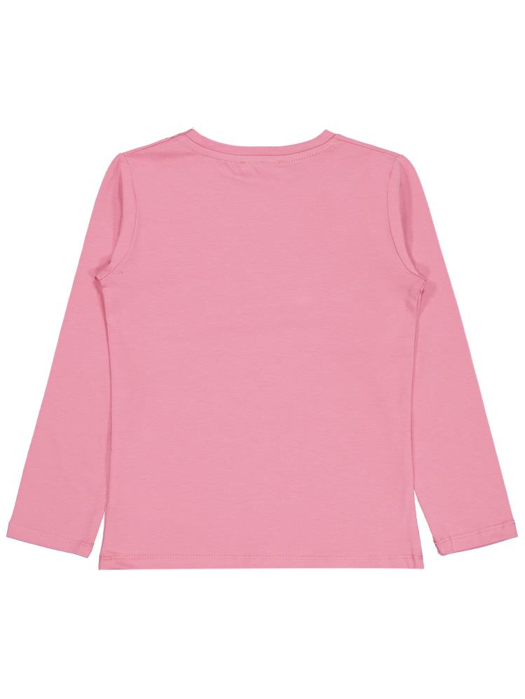 Civil Girls Yıldız Baskılı 6-9 Yaş Sweatshirt - Pembe