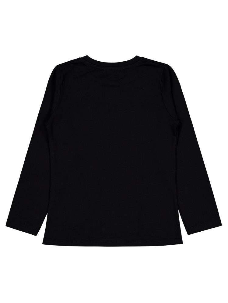 Civil Girls Good Vibes Only Baskılı 6-9 Yaş Sweatshirt - Siyah