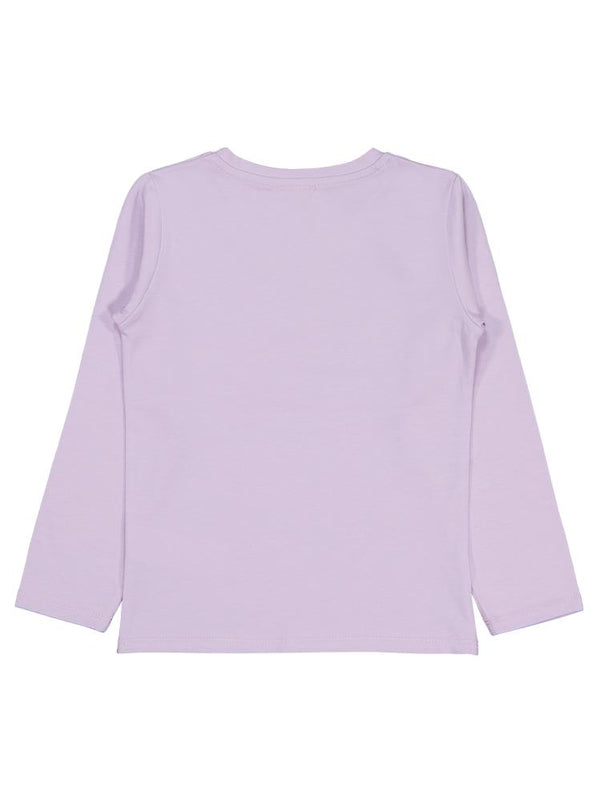 Civil Girls Çiçek Baskılı 6-9 Yaş Sweatshirt - Lila