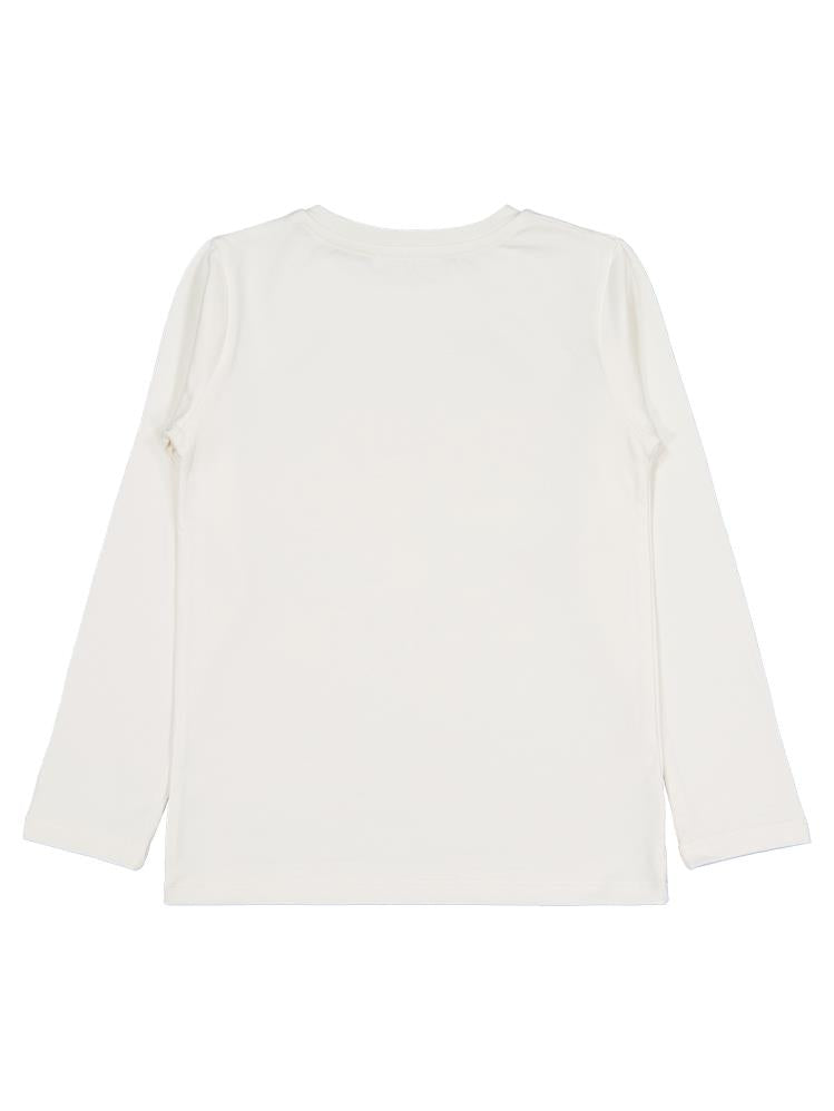 Civil Girls Çiçek Baskılı 6-9 Yaş Sweatshirt - Ekru