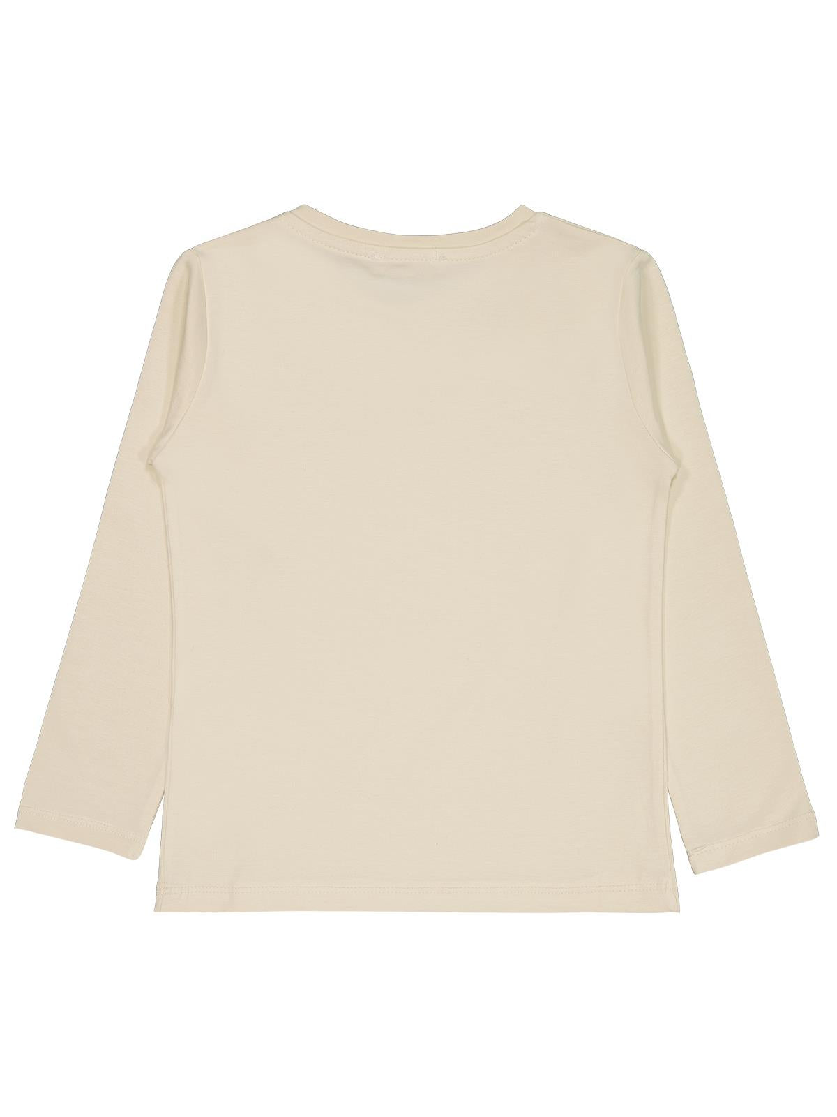 Civil Girls Choose Happiness Baskılı 6-9 Yaş Sweatshirt - Fil Dişi