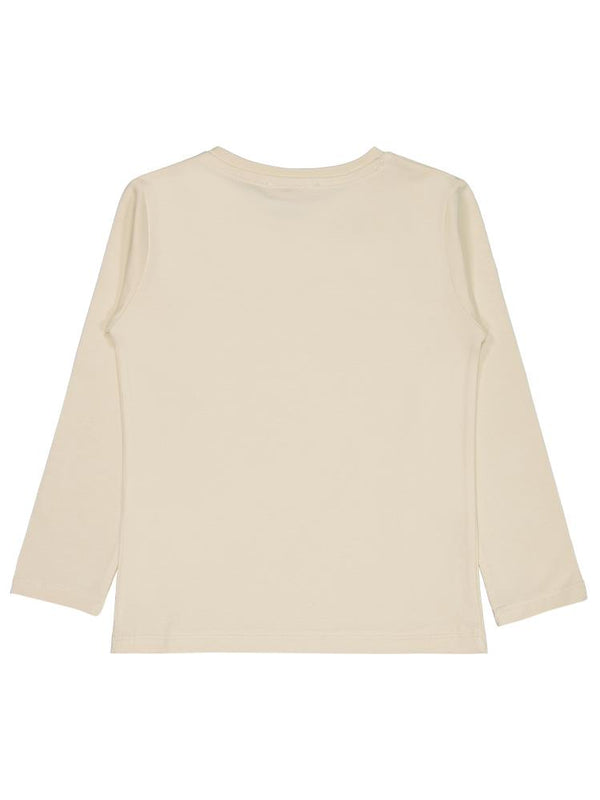 Civil Girls Choose Happiness Baskılı 6-9 Yaş Sweatshirt - Fil Dişi