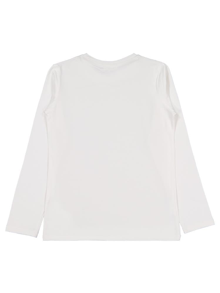 Civil Girls Paris Baskılı 10-13 Yaş Sweatshirt - Ekru