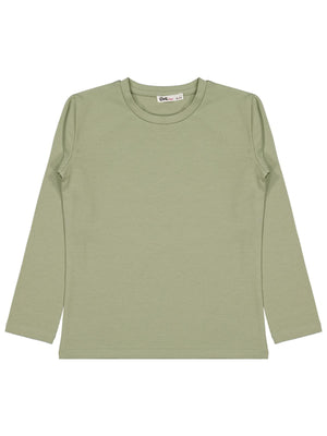 Civil Girls Basic 6-9 Yaş Sweatshirt - Haki