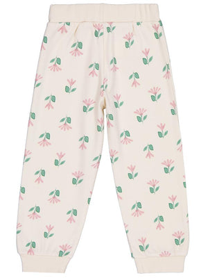 Civil Girls Çıtır Çiçek Baskılıü 2-5 Yaş Eşofman Altı - Bej