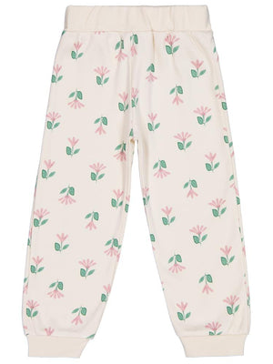 Civil Girls Çıtır Çiçek Baskılıü 2-5 Yaş Eşofman Altı - Bej