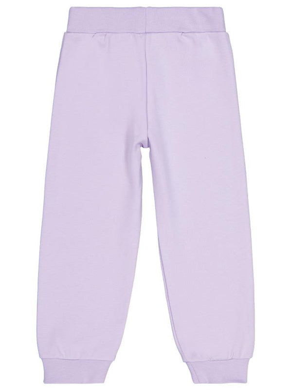 Civil Girls Renkli Çiçek 2-5 Yaş Eşofman Altı - Lila