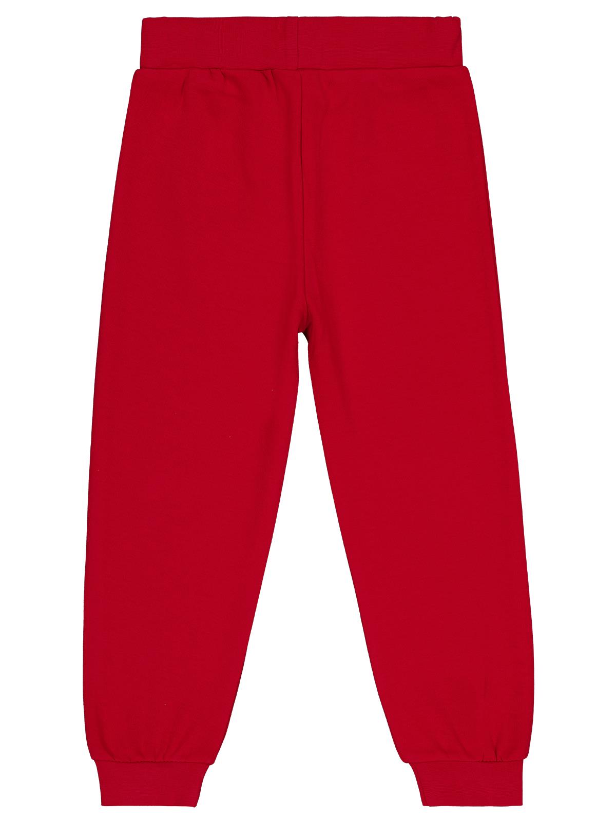 Civil Girls Renkli Çiçek 2-5 Yaş Eşofman Altı - Kırmızı