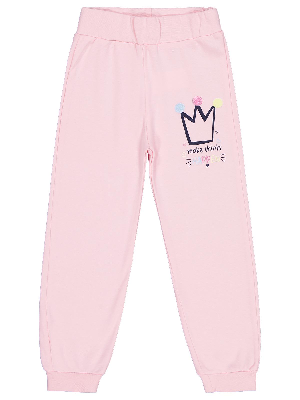 Civil Girls Happen Baskılı 2-5 Yaş Eşofman Altı - Pembe