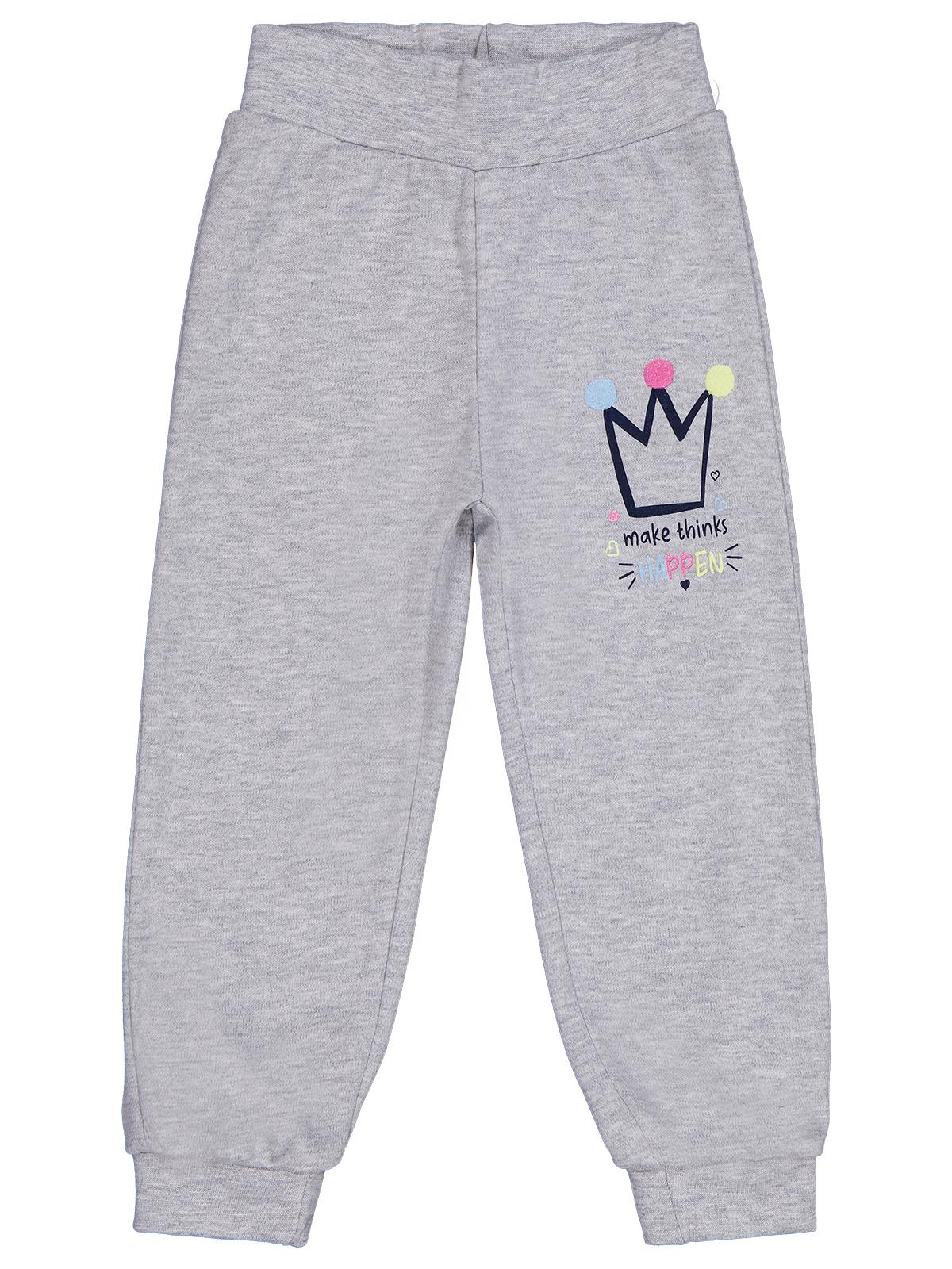 Civil Girls Happen Baskılı 2-5 Yaş Eşofman Altı - Gri