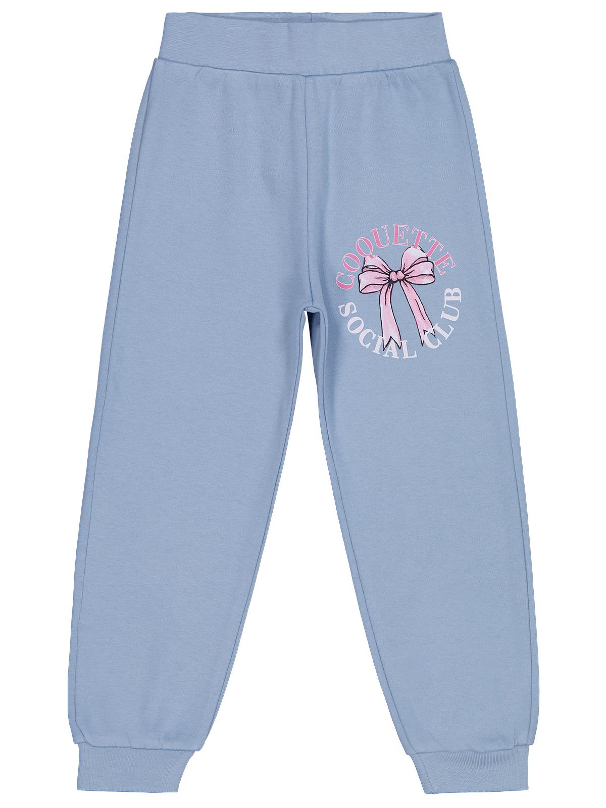 Civil Girls Kurdela Baskılı 2-5 Yaş Eşofman Altı - Mavi