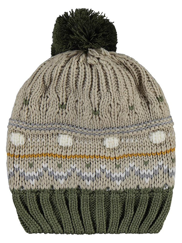 Civil Boys 6-9 Yaş Atkı Bere Eldiven Set - Kahverengi