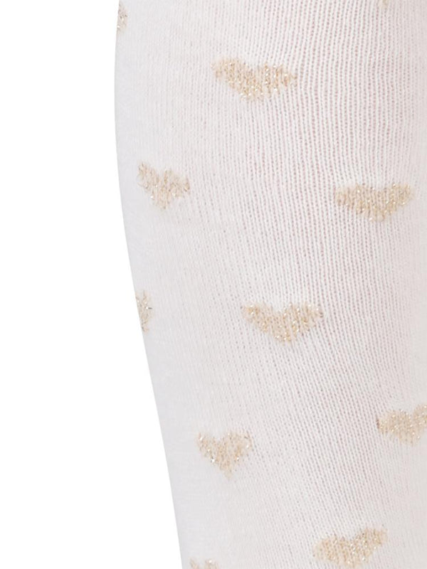 Civil Girls Simli Kalp 3-11 Yaş Kız Külotlu Çorap - Ekru