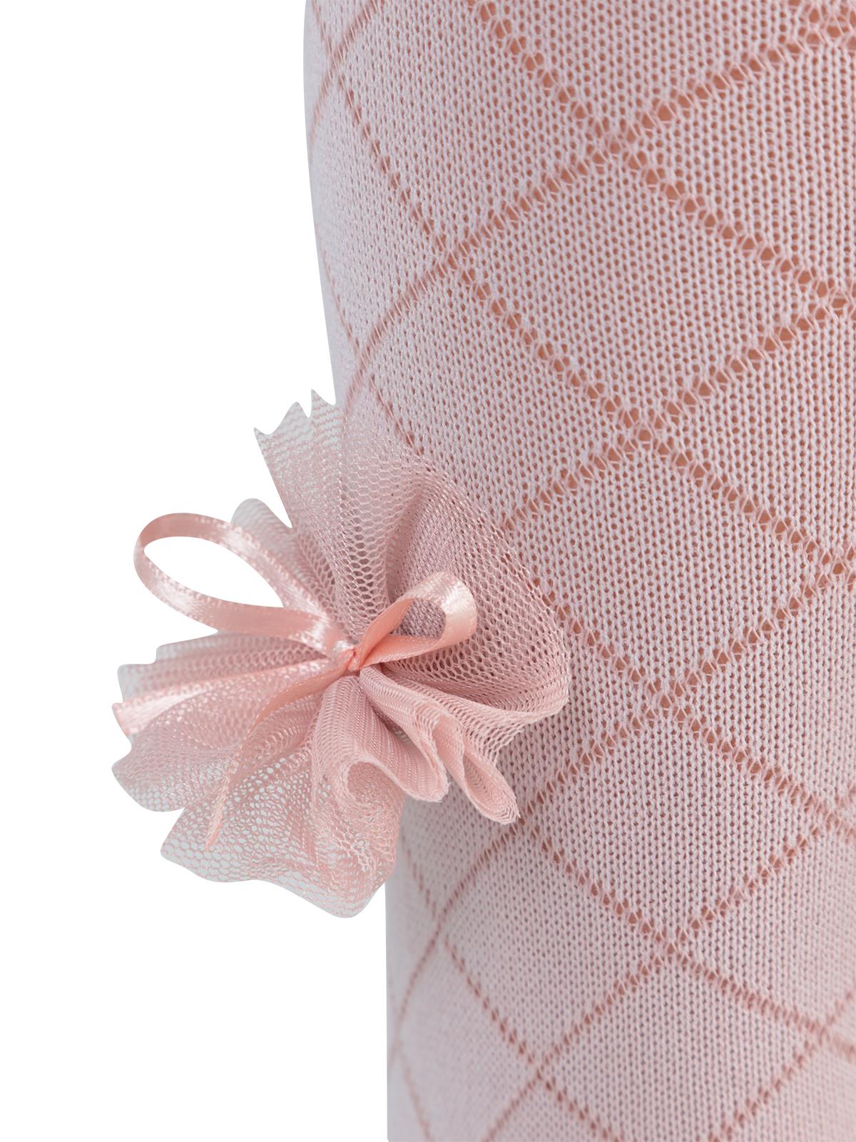 Civil Girls Petek Tüllü Aksesuar 3-7 Yaş Kız Külotlu Çorap - Pembe