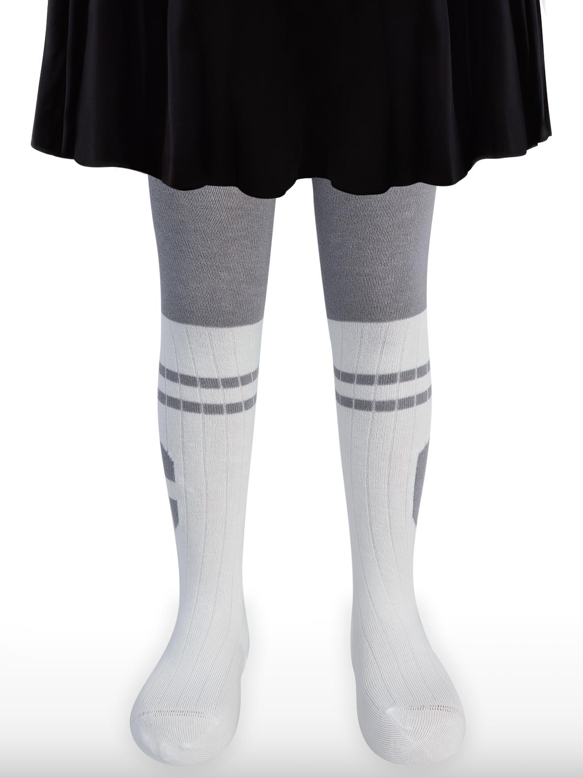 Civil Girls Derbili College 3-11 Yaş Kız Külotlu Çorap - Gri