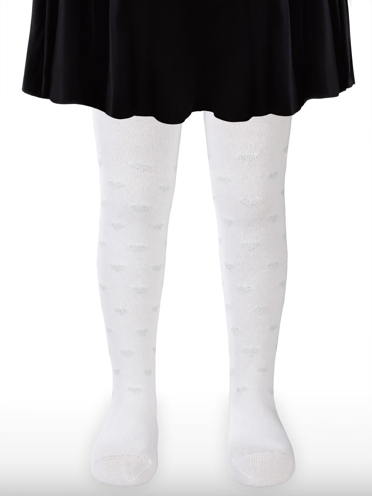 Civil Girls Simli Kalp 3-11 Yaş Kız Külotlu Çorap - Pembe