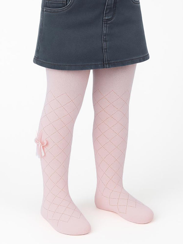 Civil Girls Petek Tüllü Aksesuar 3-7 Yaş Kız Külotlu Çorap - Pembe