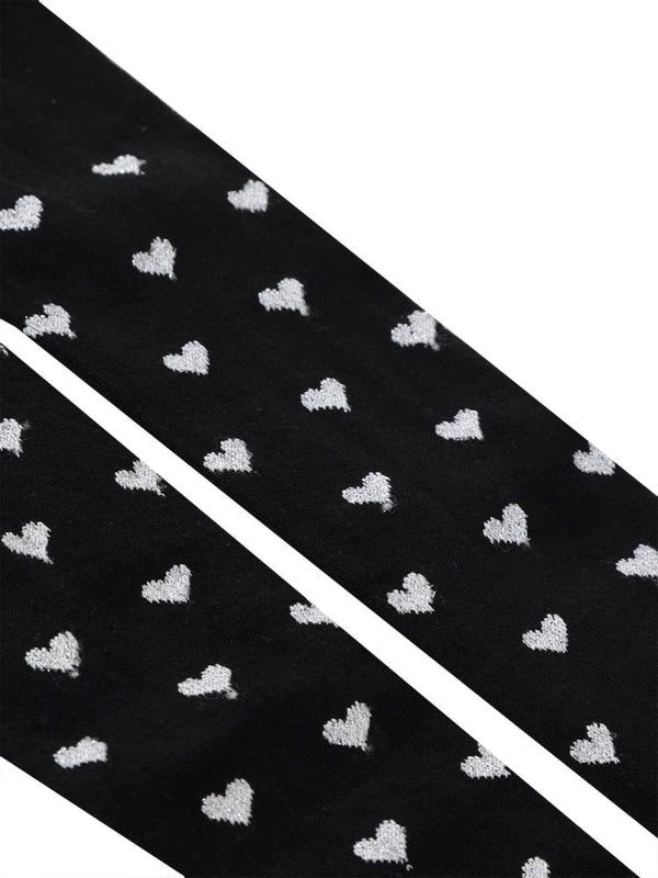 Civil Girls Simli Kalp 3-11 Yaş Kız Külotlu Çorap - Siyah