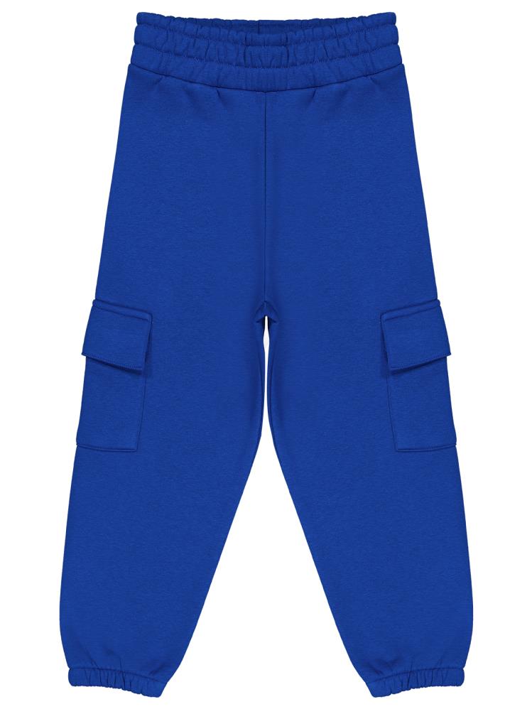 Civil Boys Kargo Cepli 6-9 Yaş Eşofman Altı - Mavi