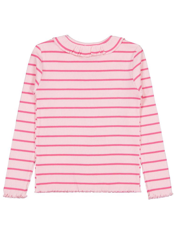Civil Girls Çizgili 6-9 Yaş Sweatshirt - Pembe