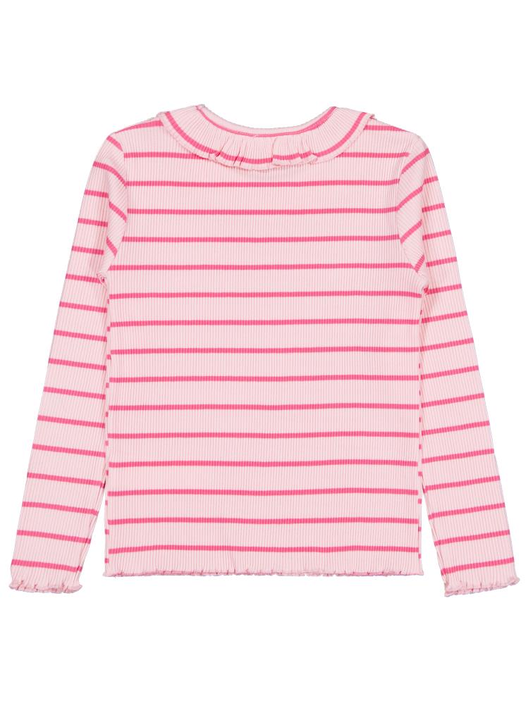 Civil Girls Çizgili 6-9 Yaş Sweatshirt - Pembe