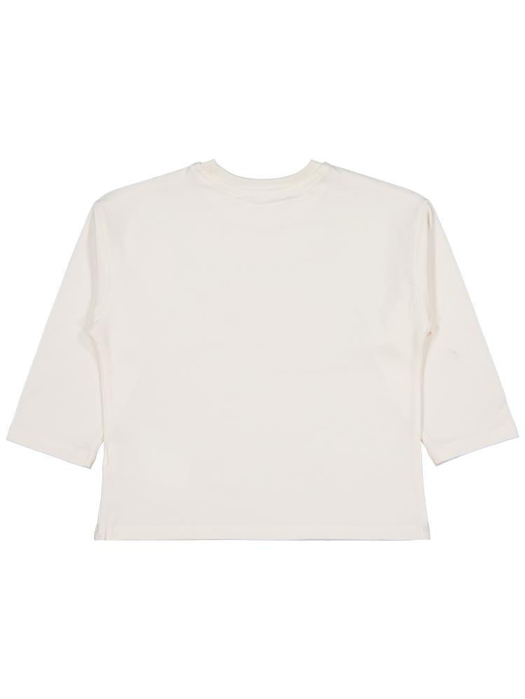 Civil Girls Good Baskılı 2-5 Yaş Sweatshirt - Ekru