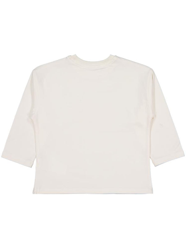 Civil Girls Good Baskılı 6-9 Yaş Sweatshirt - Ekru