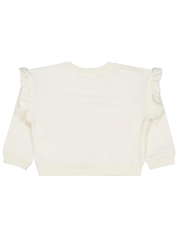 Civil Girls Renkli Papatya Baskılı 2-5 Yaş Sweatshirt - Ekru