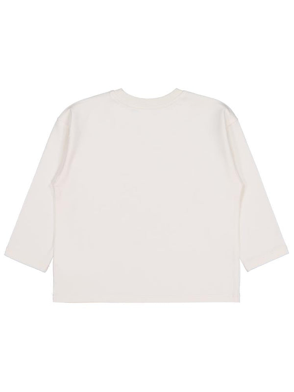 Civil Girls Büyük Çiçek Baskılı 2-5 Yaş Sweatshirt - Ekru