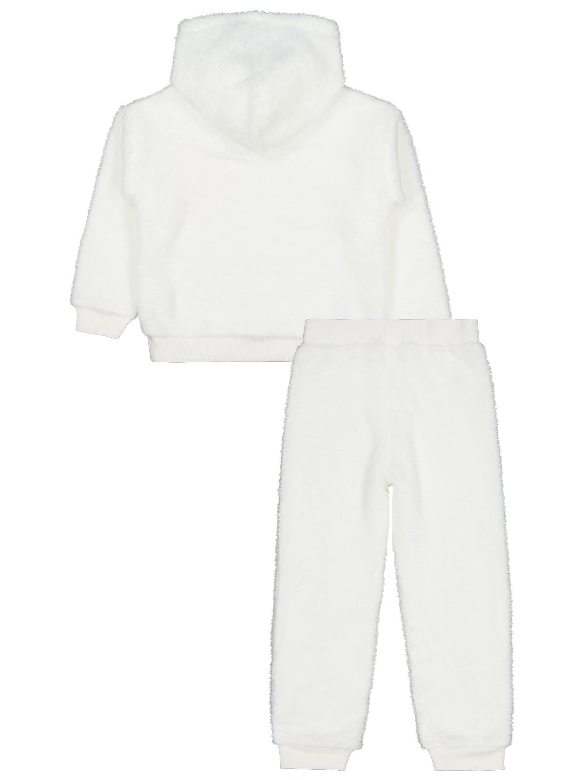 Civil Girls Love Nakışlı 6-9 Yaş Eşofman Takımı - Ekru