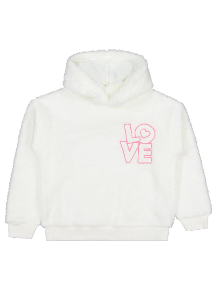 Civil Girls Love Nakışlı 6-9 Yaş Eşofman Takımı - Ekru