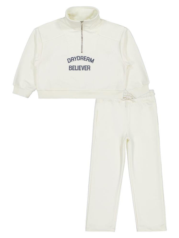 Civil Girls Daydream Believer 6-9 Yaş Eşofman Takımı - Ekru