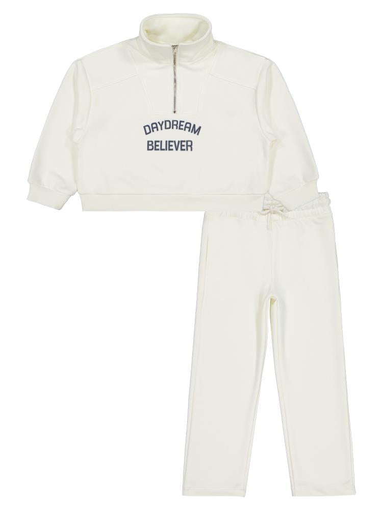 Civil Girls Daydream Believer 6-9 Yaş Eşofman Takımı - Ekru