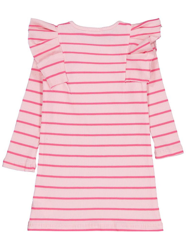 Civil Girls Çizgili 2-5 Yaş Elbise - Pembe