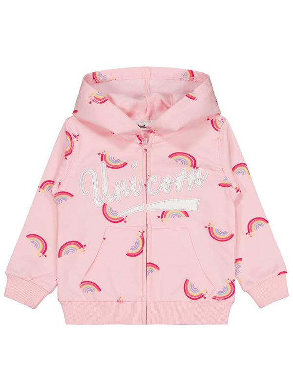 Civil Girls Unicorn Nakışlı 2-5 Yaş Hırka - Pembe
