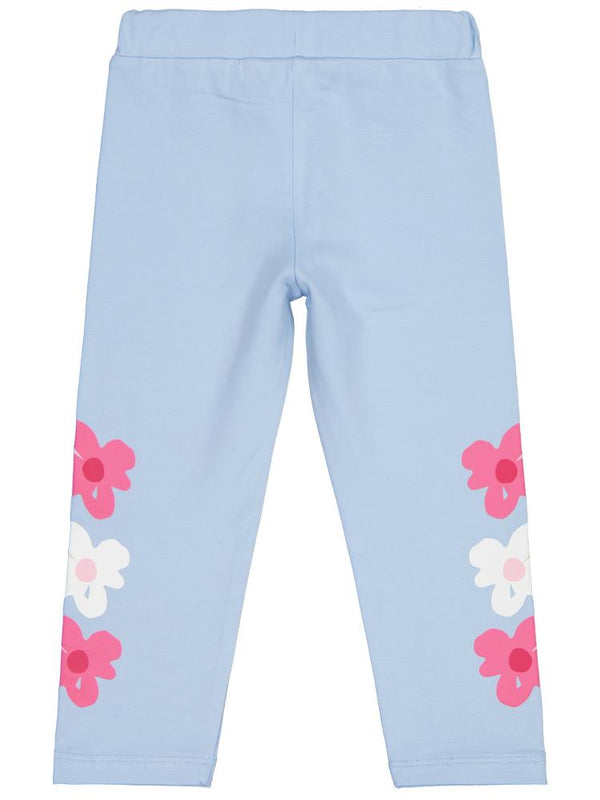Civil Girls Çiçek Baskılı 2-5 Yaş Tayt - Mavi