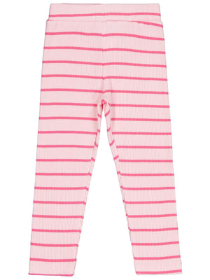 Civil Girls Çizgili 2-5 Yaş Tayt - Pembe