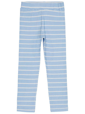 Civil Girls Çizgili 6-9 Yaş Tayt - Mavi