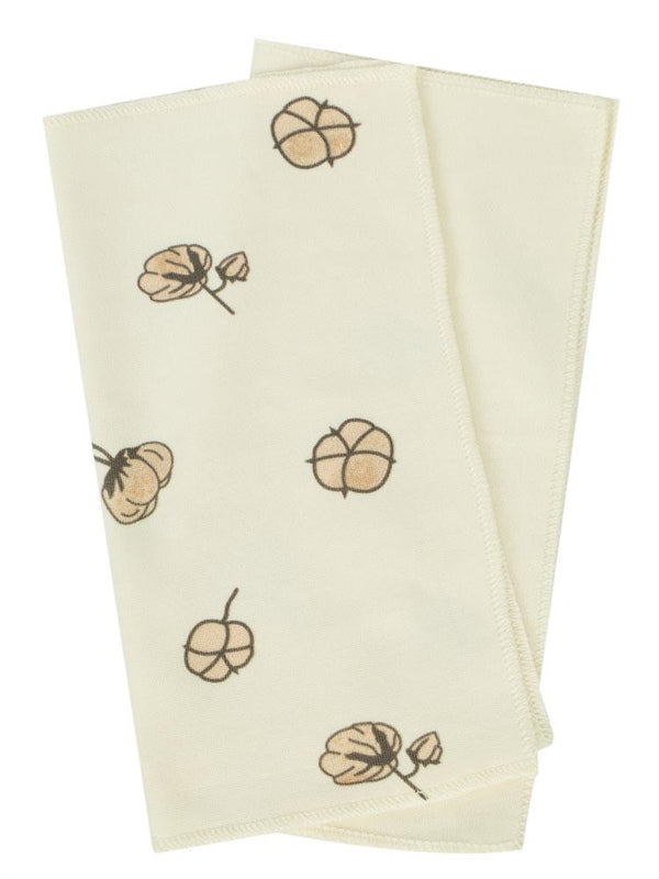 Civil Baby Baskılı (20*20) 10 Lu Ağız Bezi ve Mendili - Ekru