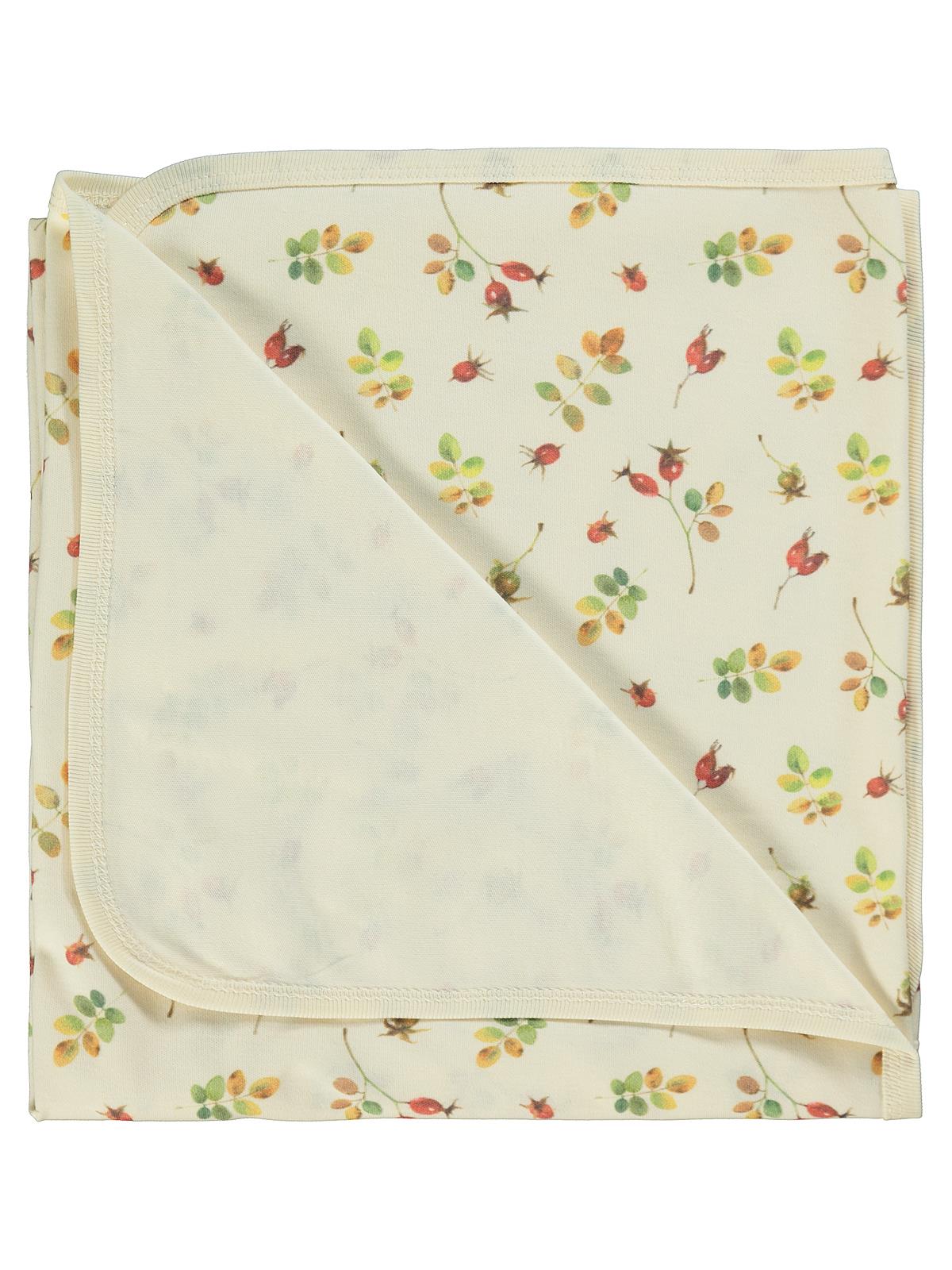 Civil Baby Çiçek Baskılı Battaniye - Ekru