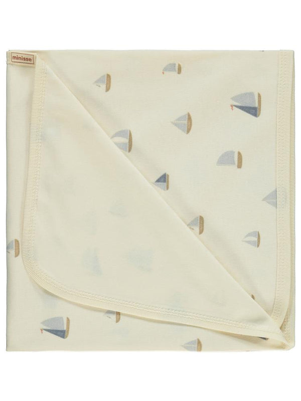 Civil Baby Yelken Baskılı Battaniye - Ekru