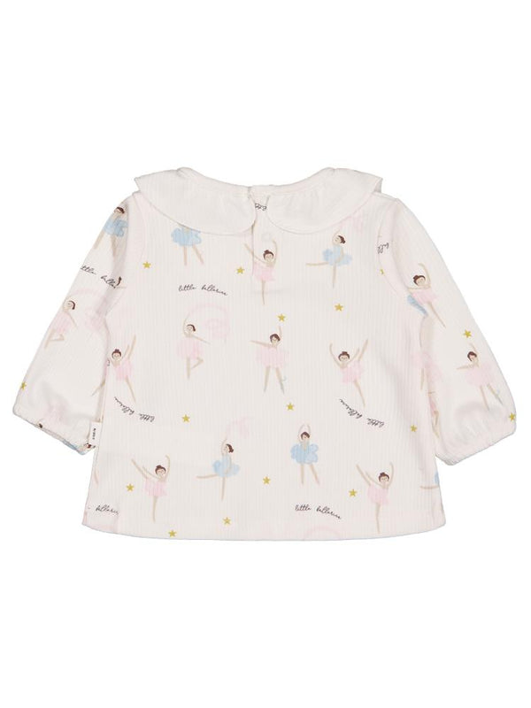 Civil Baby Yakalı Balerin Empirme 6-18 Ay Sweatshirt - Ekru