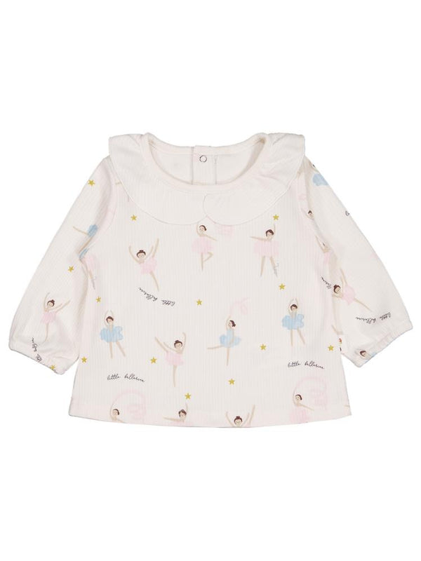 Civil Baby Yakalı Balerin Empirme 6-18 Ay Sweatshirt - Ekru